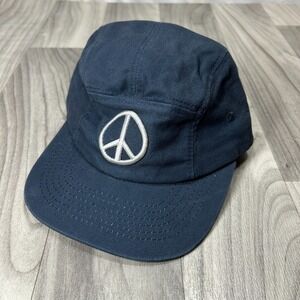 ☮️Peace Symbol Icon Namaste Baseball Cap Size 54 cm Black No War Embroideredd☮️